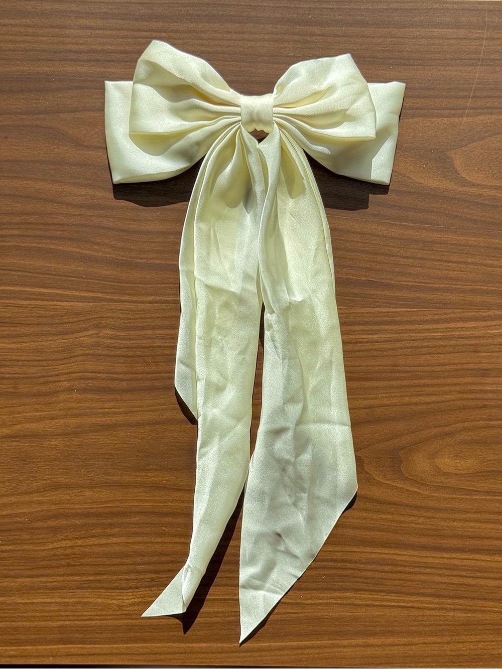 cider solid bowknot hair clip